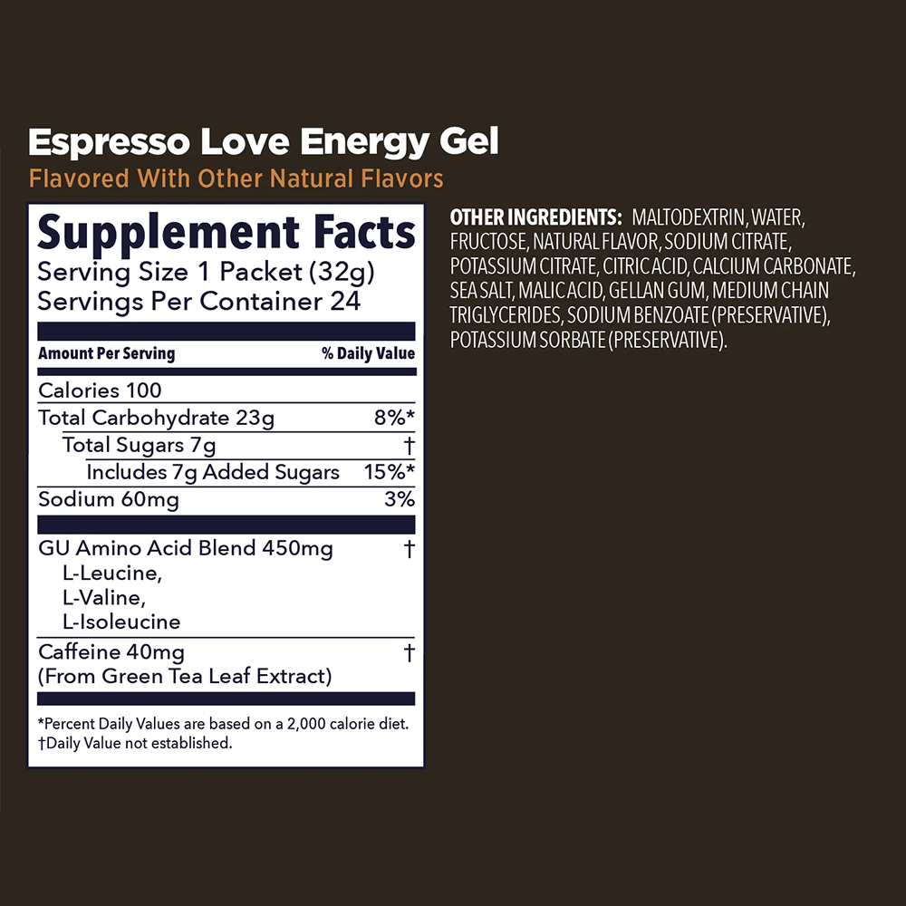 GU Espresso Love Energy Gel