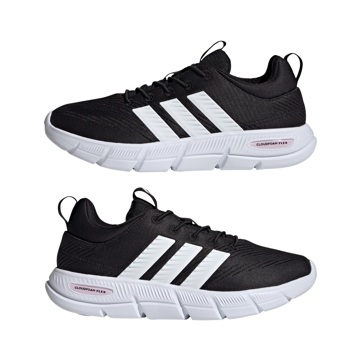 adidas Women's Cloudfoam Flex Elastic Laces Casual Shoes
