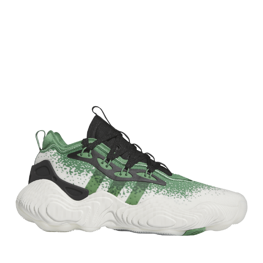 adidas Trae Young 3 Low Basketball Shoes Off White Preloved Green