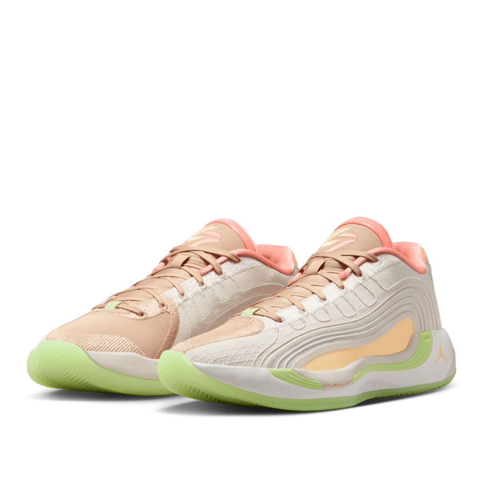 Jordan Men's Luka 4 PF "Light Orewood and Tangerine" Basketball Shoes