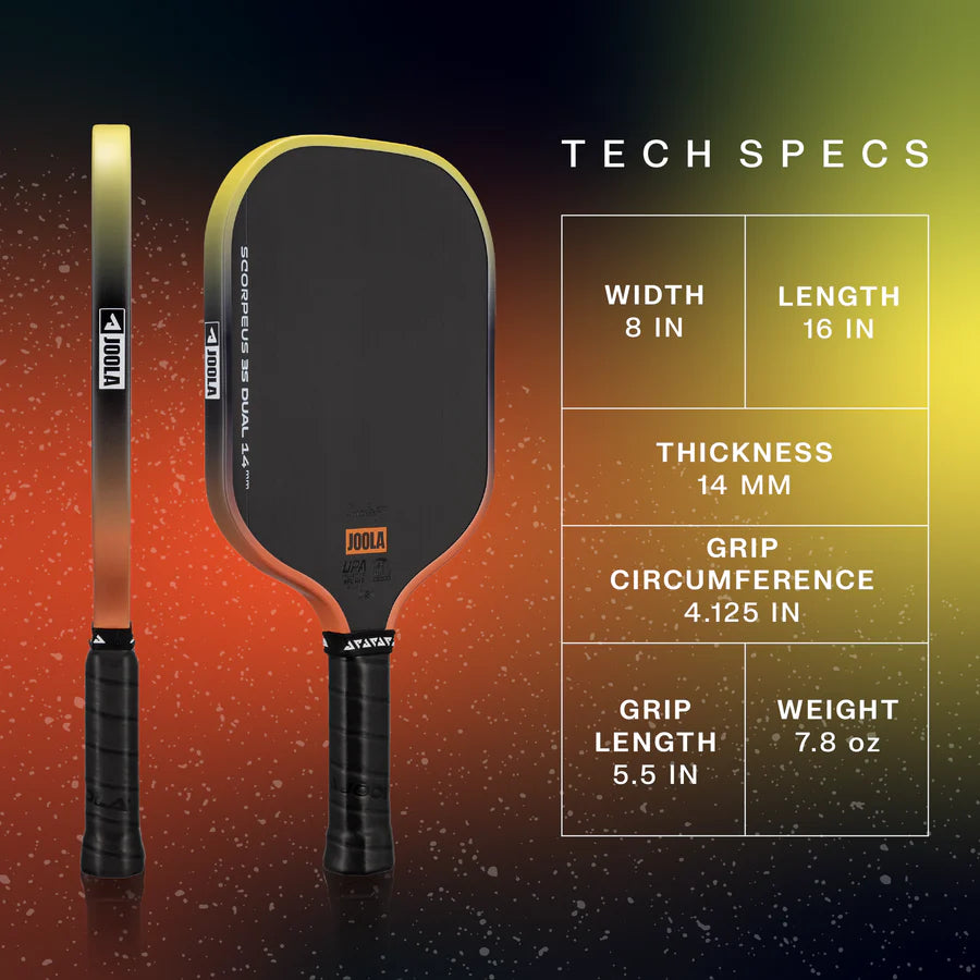 JOOLA Scorpeus 3S Dual Pickleball Paddle