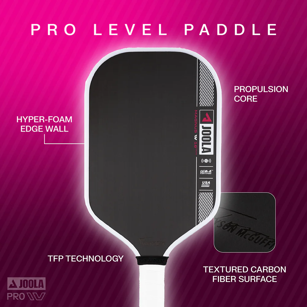 JOOLA Tyson McGuffin Magnus Pro IV 16mm Pickleball Paddle
