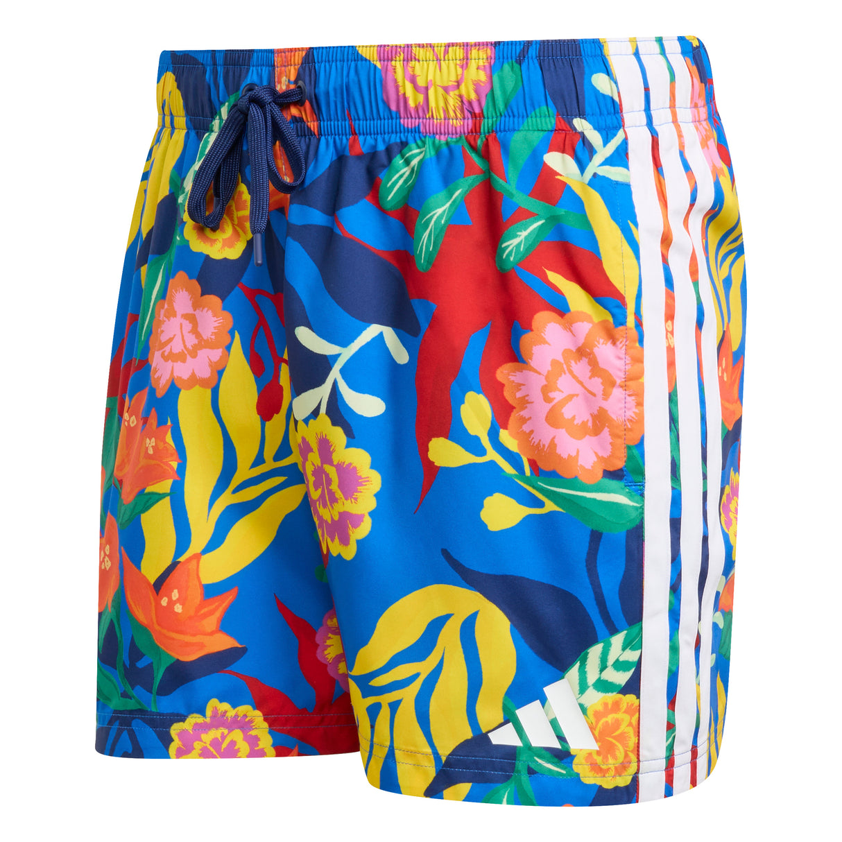 adidas Men's Mexicana Florals 3 Stripes Swim Shorts 5 Inch