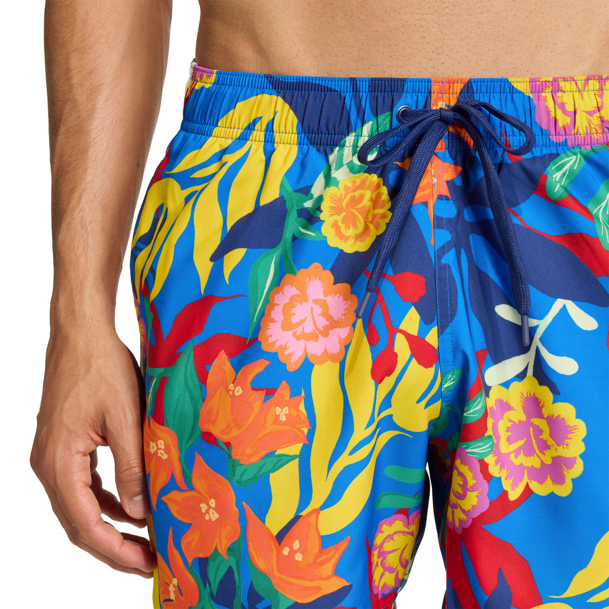 adidas Men's Mexicana Florals 3 Stripes Swim Shorts 5 Inch