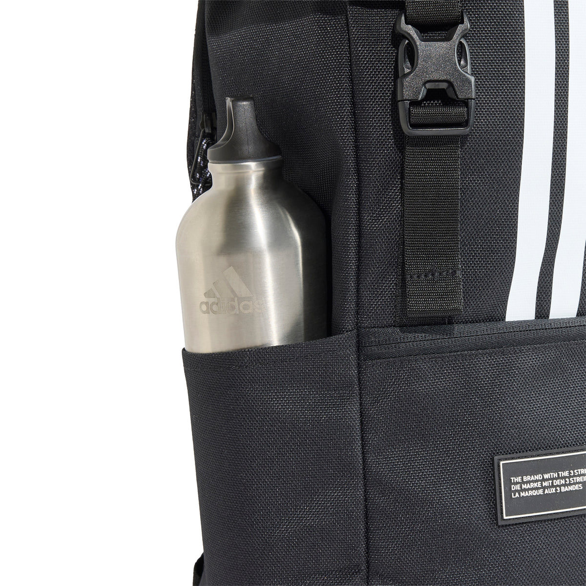 adidas Unisex 3 Stripes Flap Backpack
