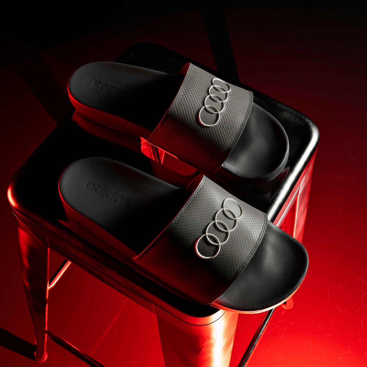 adidas Unisex adilette Comfort Audi Revolut F1 Team Slides