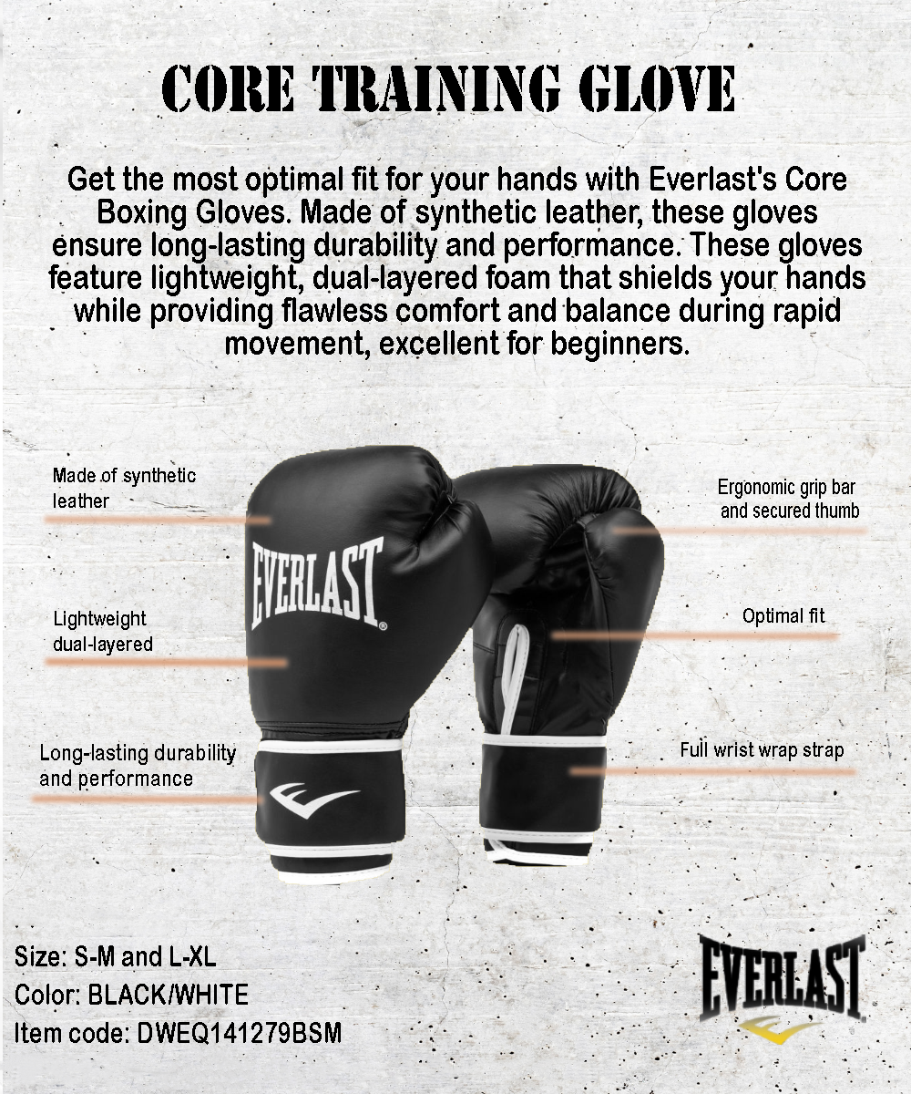 Everlast Boxing Core Training Gloves