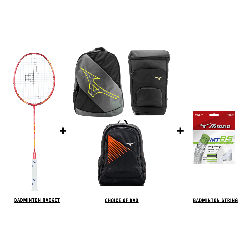 Mizuno Carbosonic Ace Badminton Racket (Package)