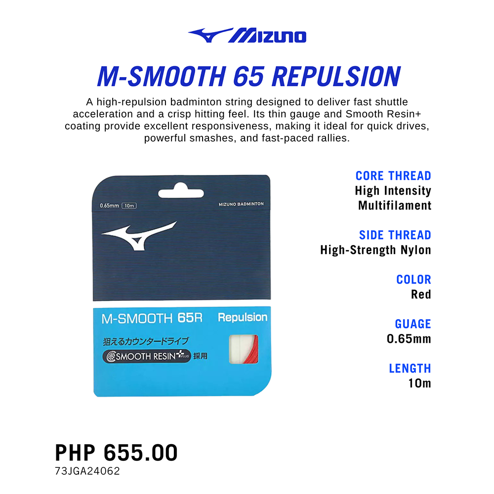 MIZUNO M-SMOOTH 65R RED