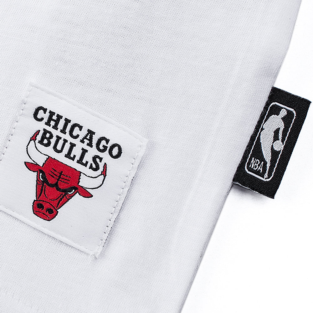 FexPro Men's NBA Embroidered Logo T-Shirt Bulls