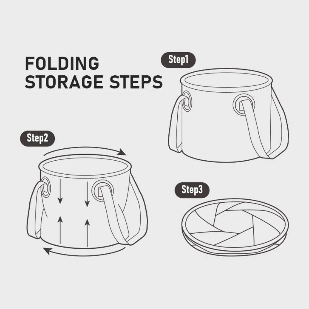 NATUREHIKE Foldable Round Bucket
