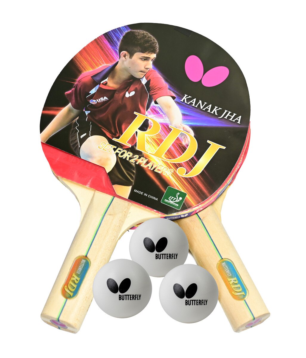 Butterfly RDJ TTN Table Tennis Bat Set