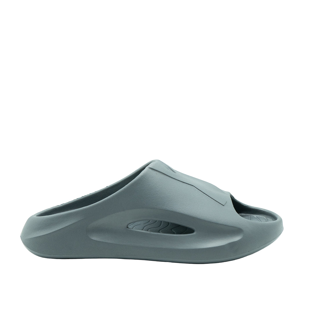 Gray sandal on a white background