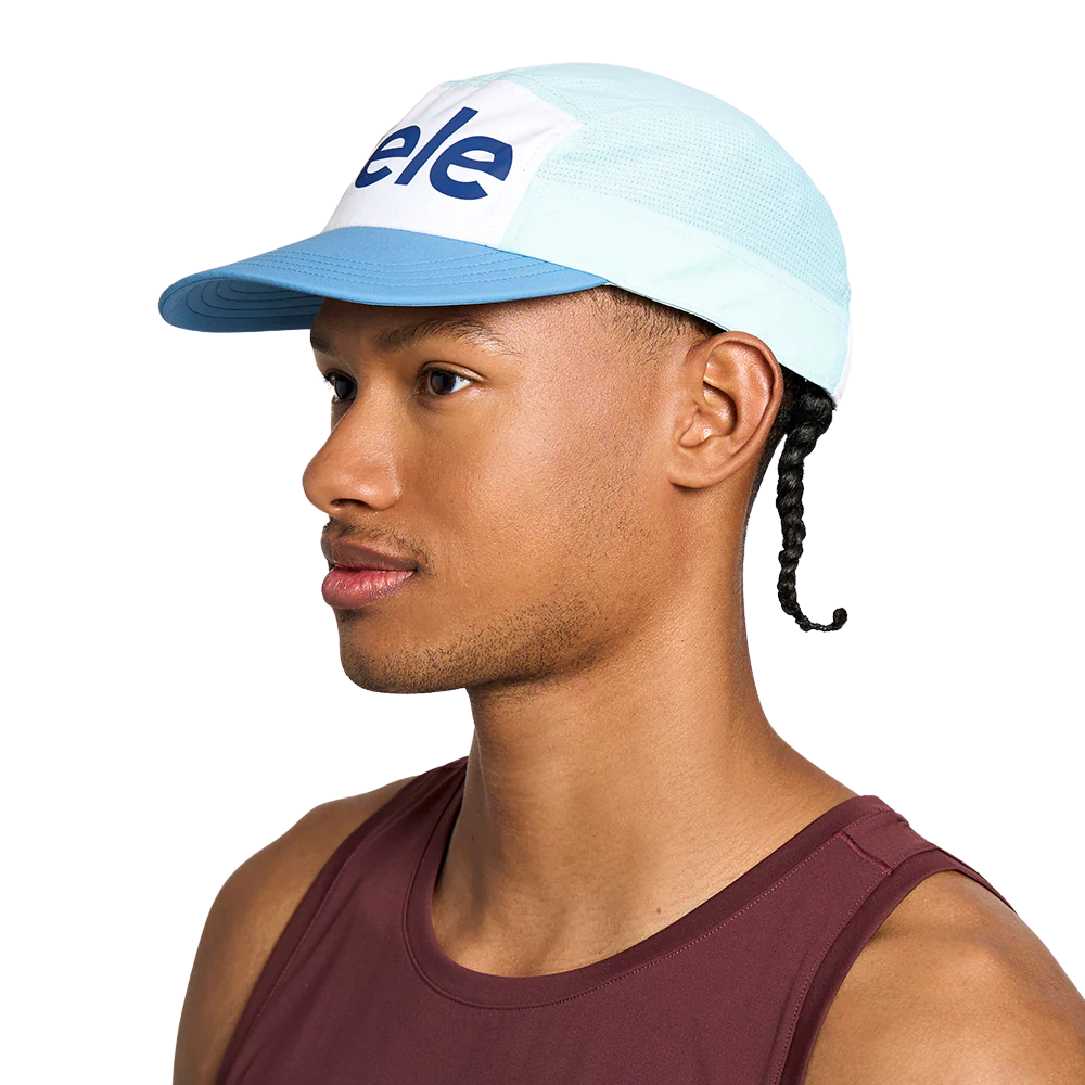 Ciele GOCap Comp Century White/Sky Blue Running Cap