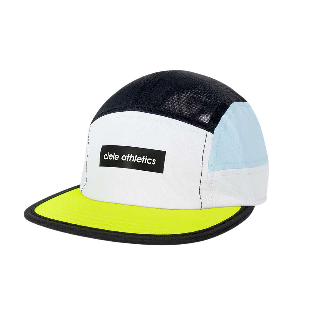 Ciele GOCap Field Iconic Bar White Black Running Cap