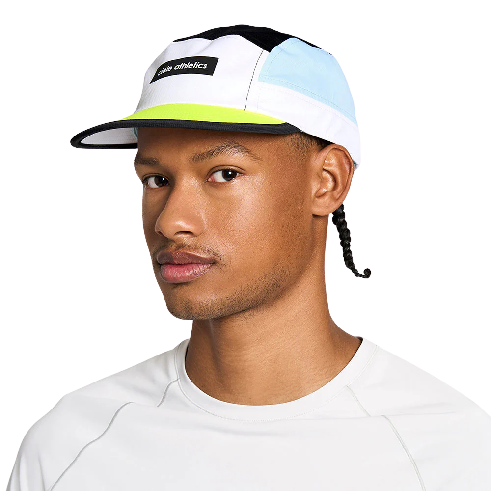 Ciele GOCap Field Iconic Bar White Black Running Cap