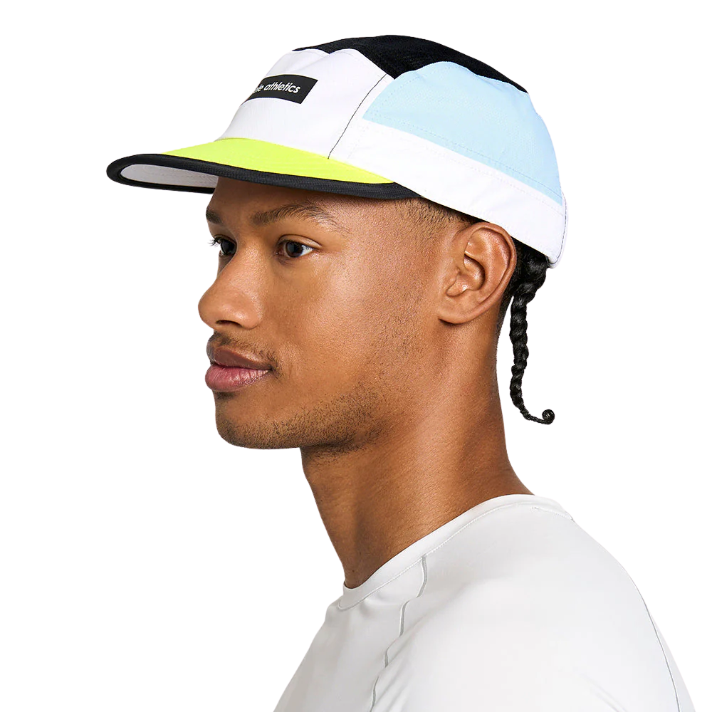Ciele GOCap Field Iconic Bar White Black Running Cap