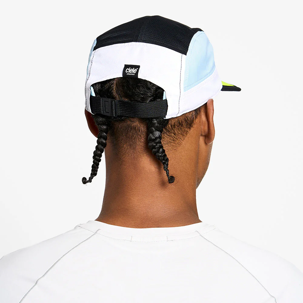 Ciele GOCap Field Iconic Bar White Black Running Cap