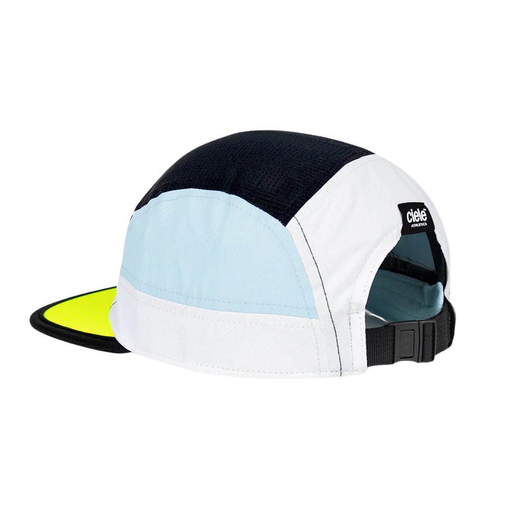 Ciele GOCap Field Iconic Bar White Black Running Cap
