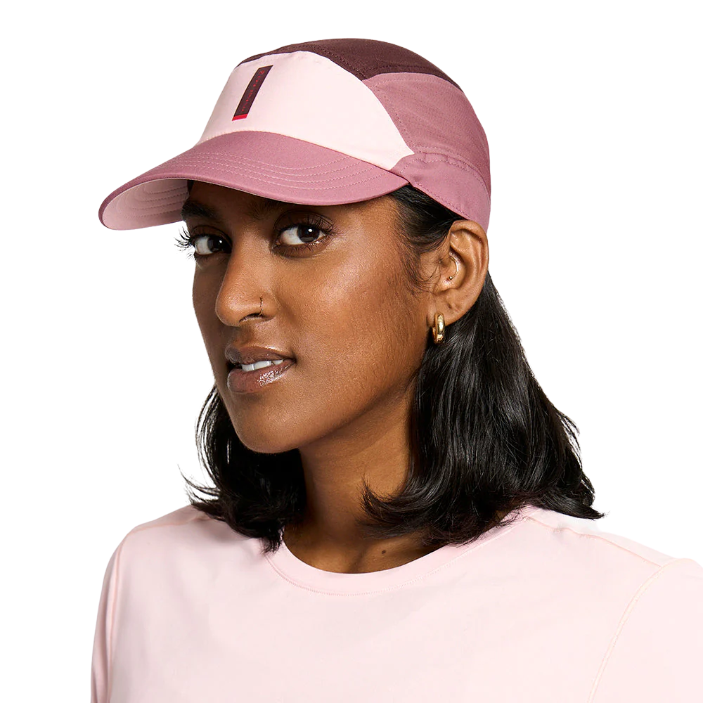 Ciele FSTCap SC Comp Iconic VC Peachskin/Dark Wine Red Running Cap