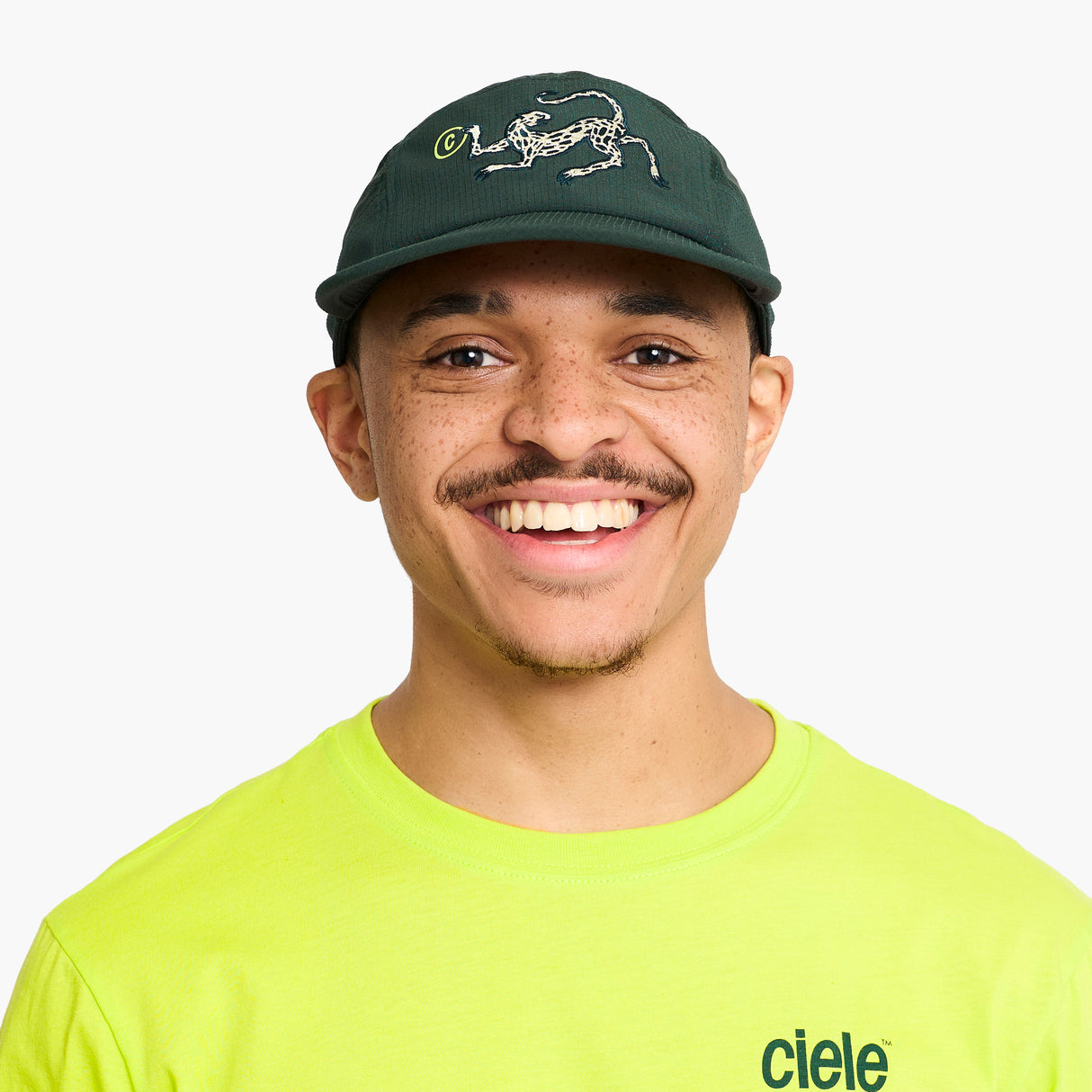 Ciele GOCap Field Cheetah Spruce Running Cap