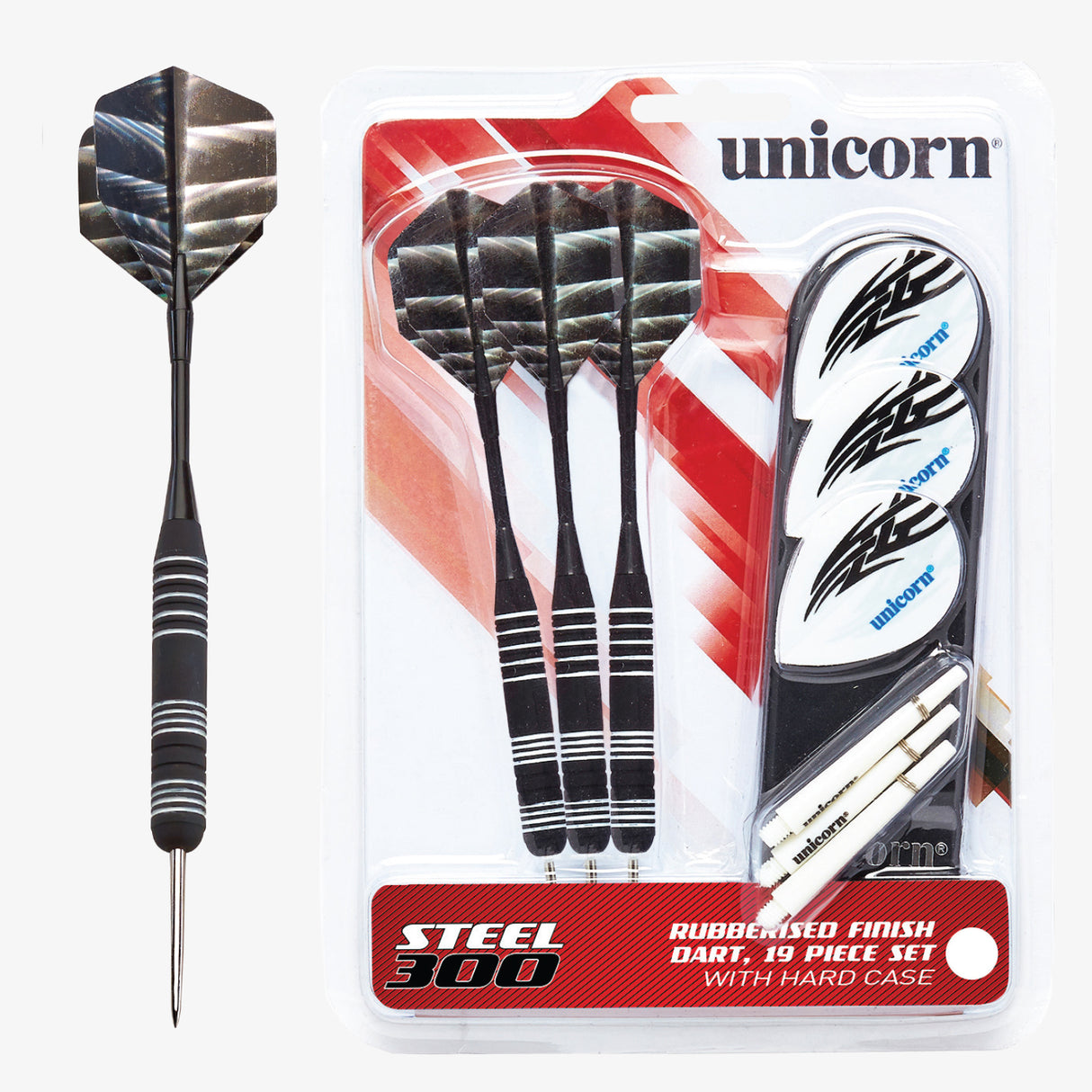 Unicorn Steel 300 Rubberized Darts