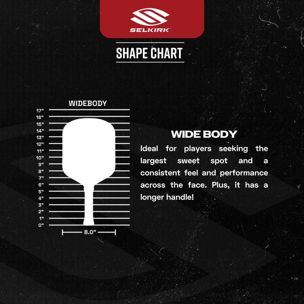 Selkirk LABS Boomstik Raw Carbon Asia Edition – Widebody Pickleball Paddle
