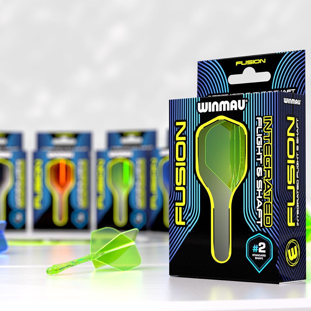 Winmau Fusion Integrated Red Flight & Shaft