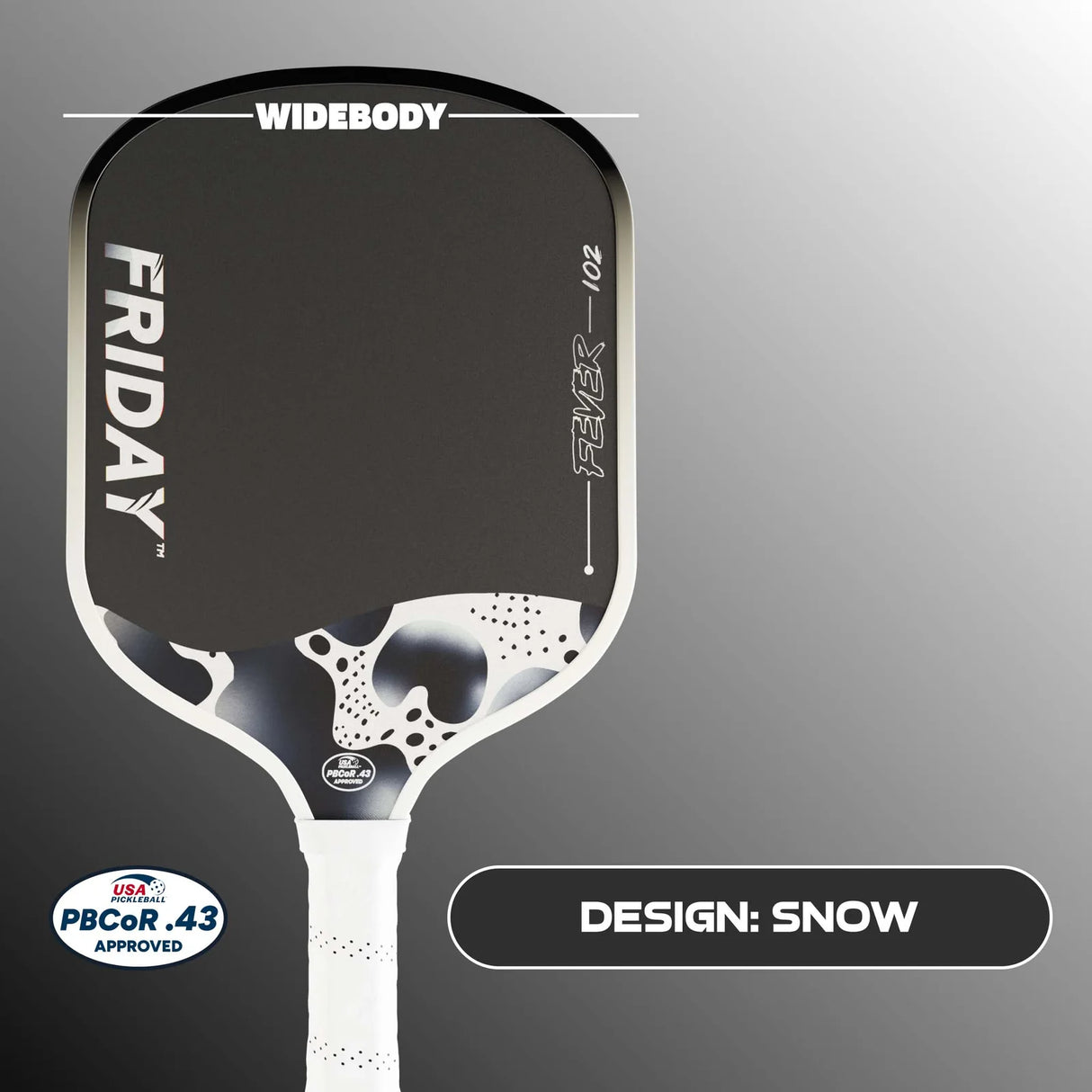 Friday Fever 102 Wide Pickleball Paddle