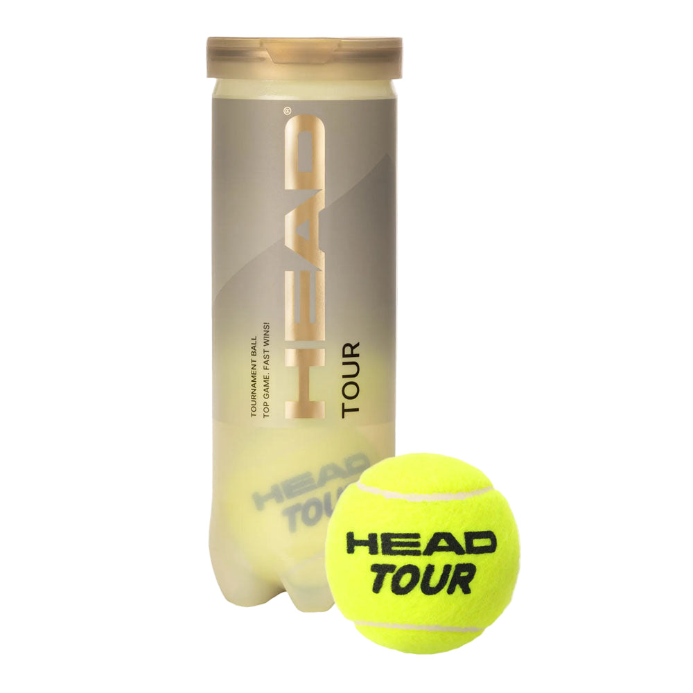 HEAD TOUR 3 Tennis Balls Single Can