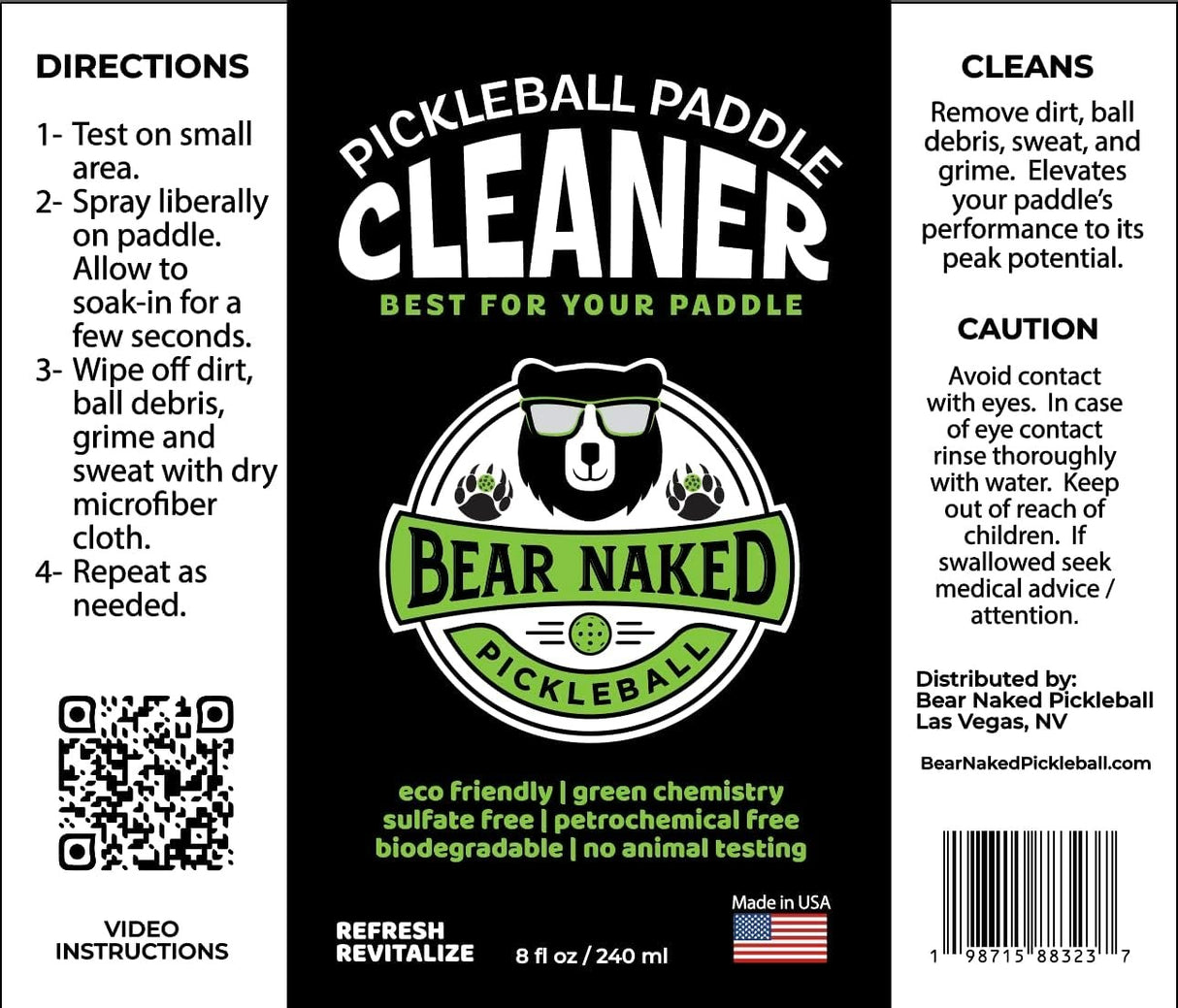 Bear Naked Pickleball Paddle Cleaner