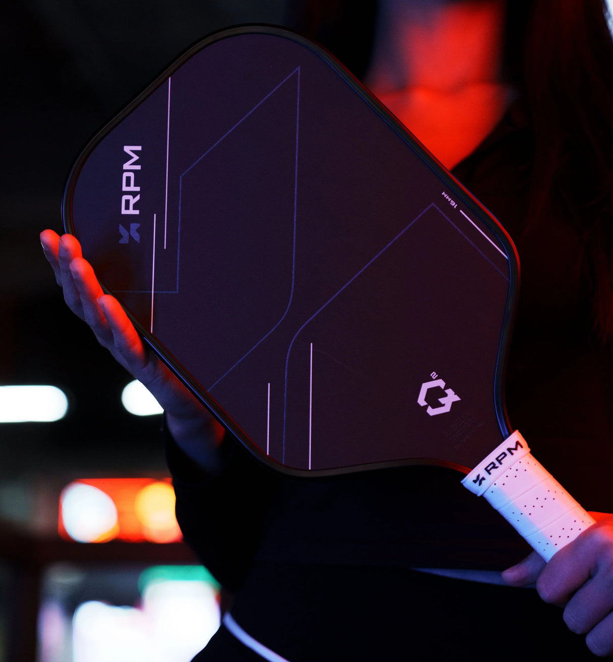 RPM Q2 16mm Elongated Pickleball Paddle