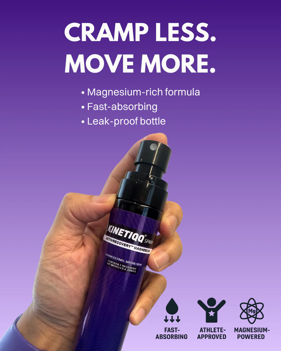 KINETIQQ Magnesium Oil Body Spray (100 ml)