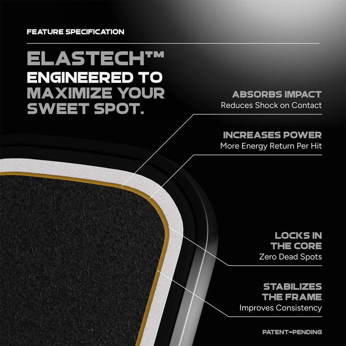 Friday Aura Pro Elongated Pickleball Paddle