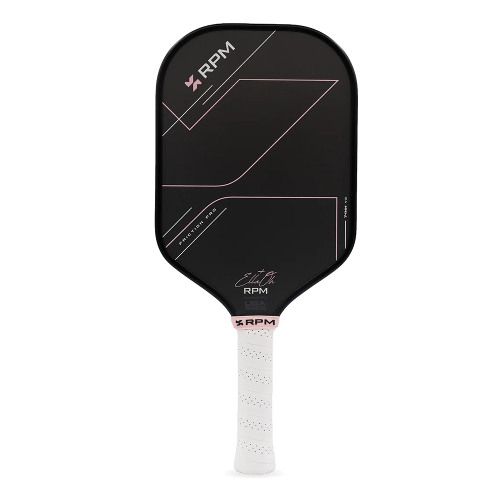 RPM Friction Pro V2 Ella Oh 14mm Elongated Pickleball Paddle