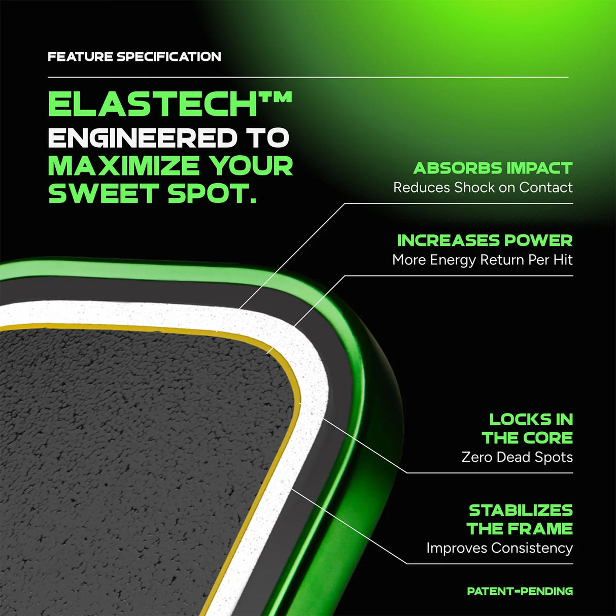Friday Aura Pro Elongated Terra Metallic Pickleball Paddle