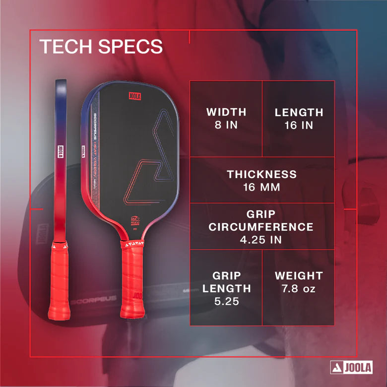 JOOLA Scorpeus Heat Vision Pickleball Paddle