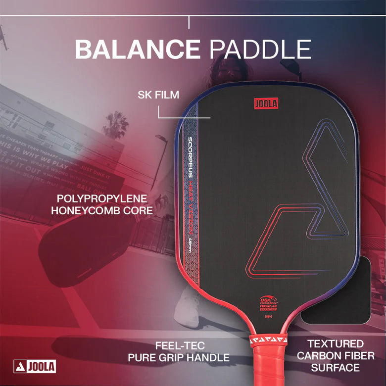 JOOLA Scorpeus Heat Vision Pickleball Paddle
