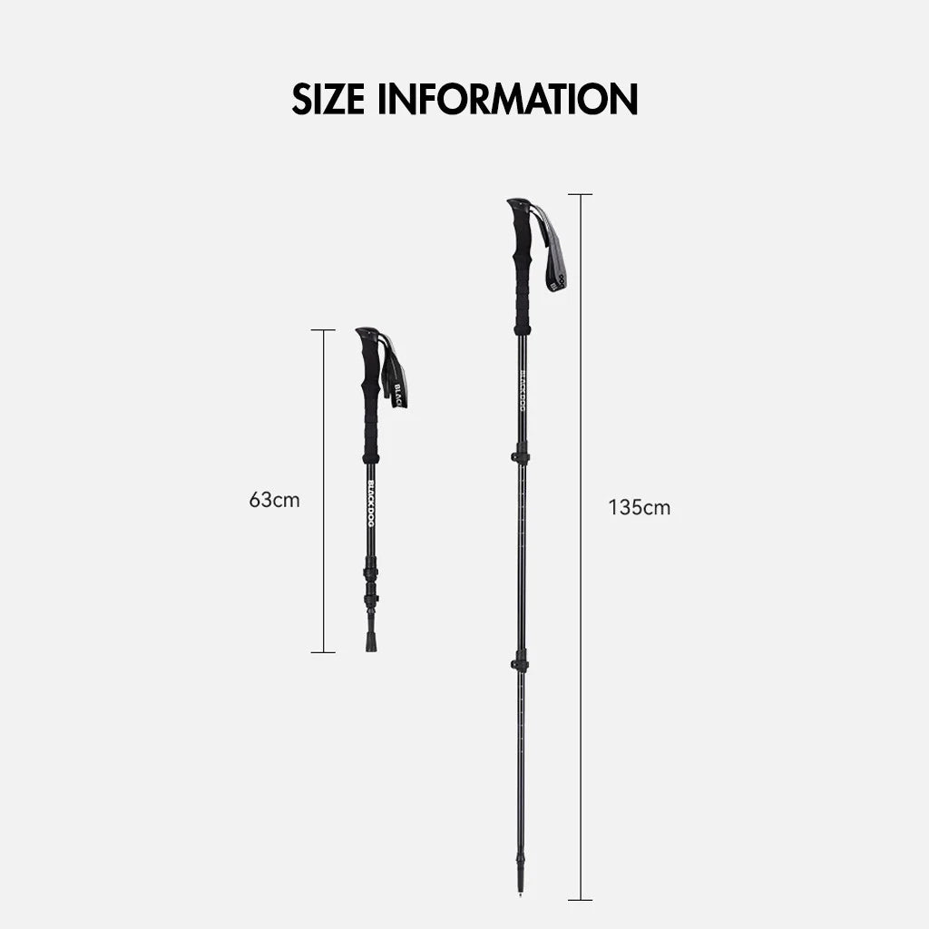 Black Dog Aluminum Alloy Trekking Pole