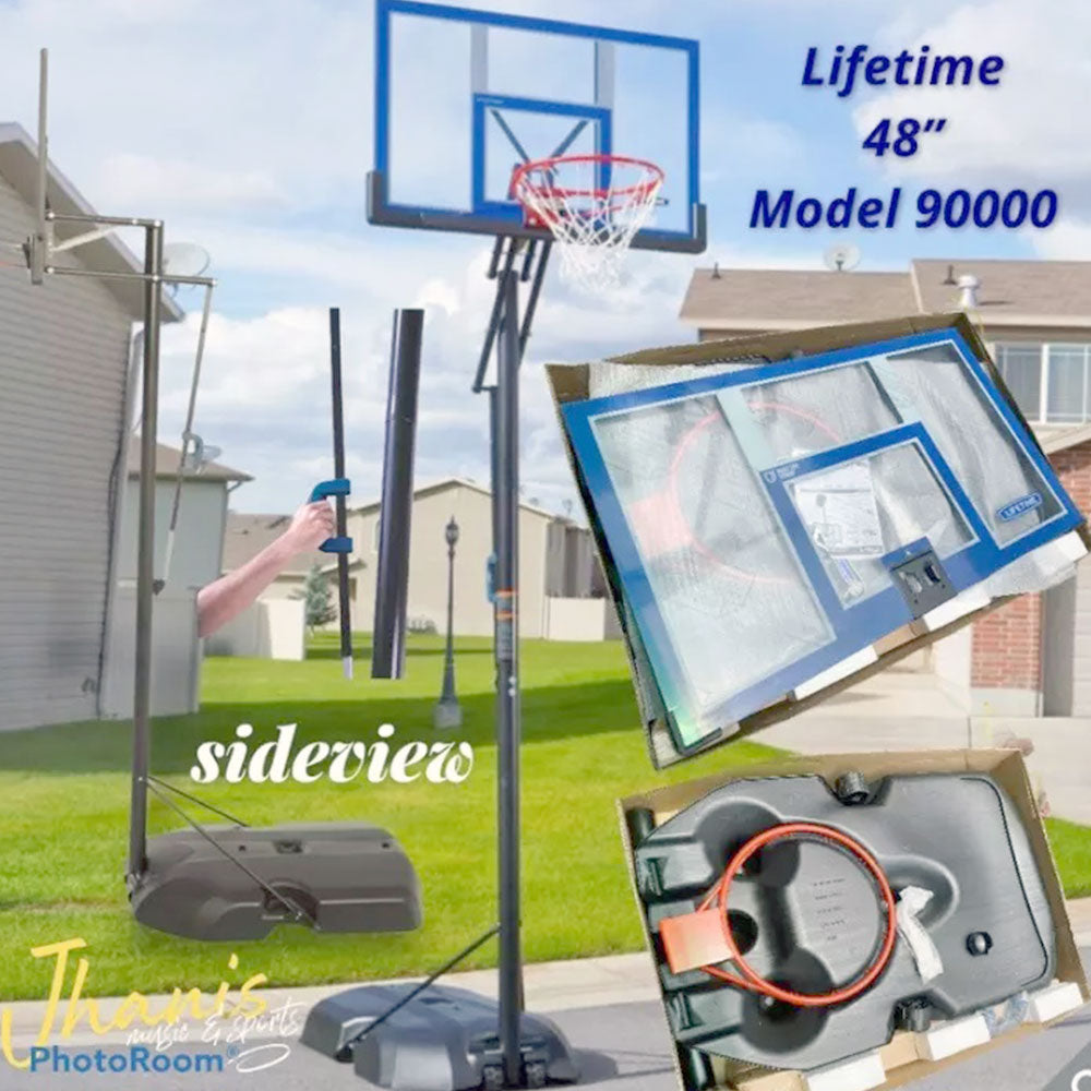 Lifetime Shatter Proof 48 Basketball Set