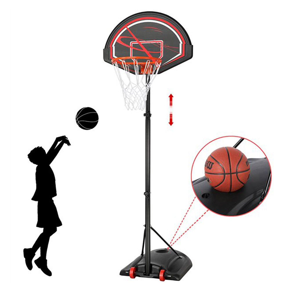 Lifetime Impact Youth 32 Basketball Set Black Red Orange