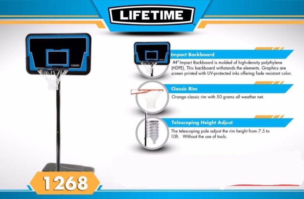 Lifetime Impact 44 Basketball Set