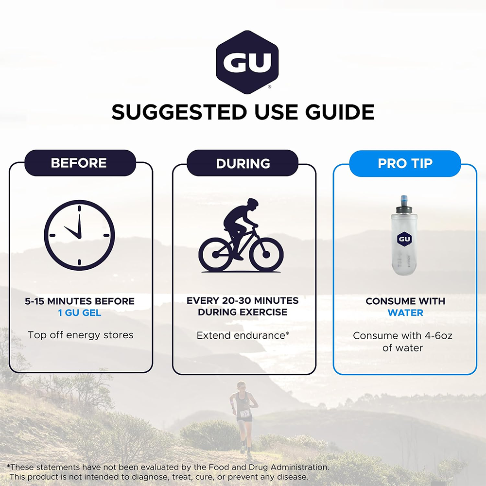 GU Strawberry Kiwi Roctane Energy Gel (Best Buy: April 2027)