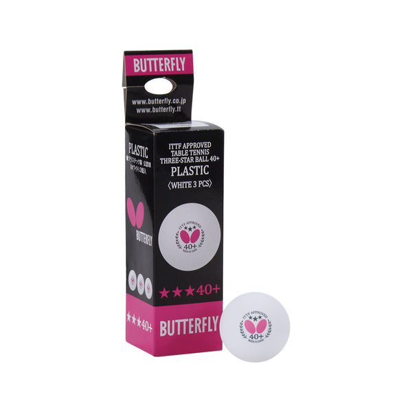 Butterfly White Table Tennis Balls | Toby's Sports