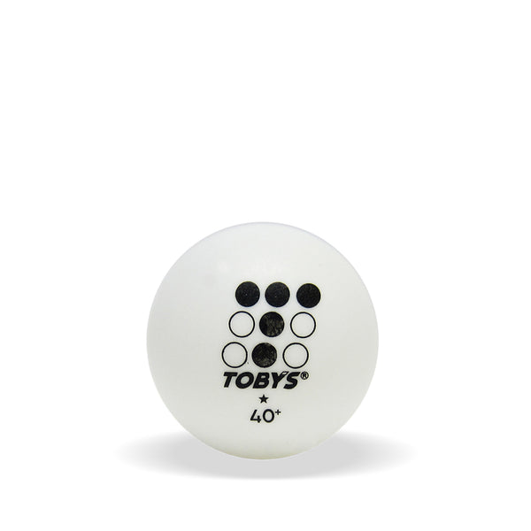 Toby's Sports Table Tennis Ball 40 MM 1 Star (Sold Per Piece)