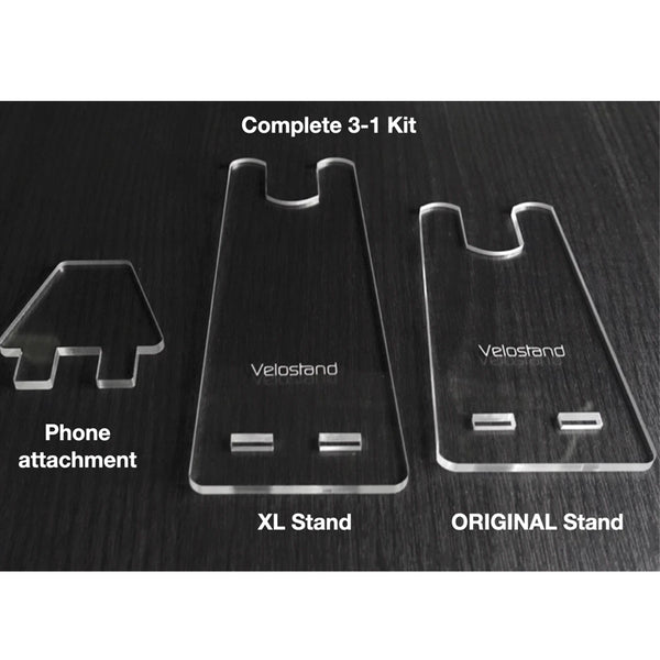Velostand ORIGINAL + XL + PHONE attachment (3-in-1 BUNDLE)