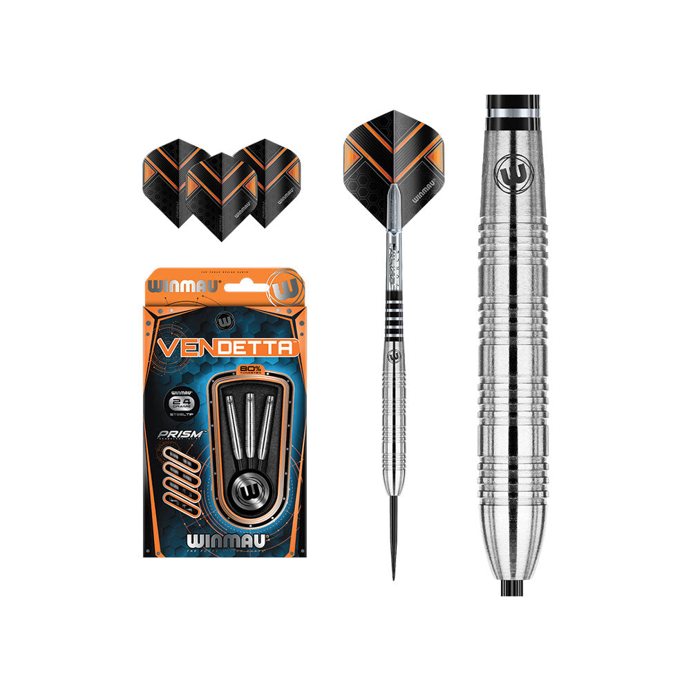 Winmau Vendetta 80% Tungsten Steeltip Darts
