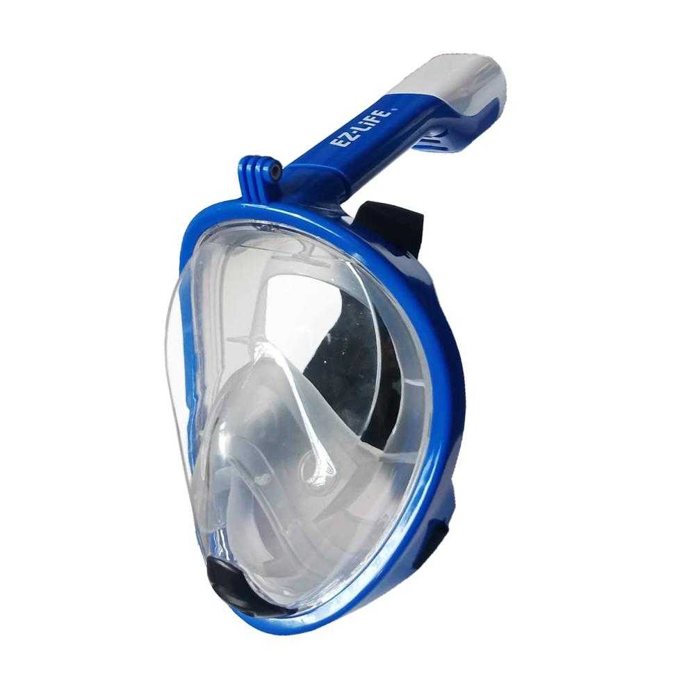 EZ Life Full Face Snorkeling Blue Mask