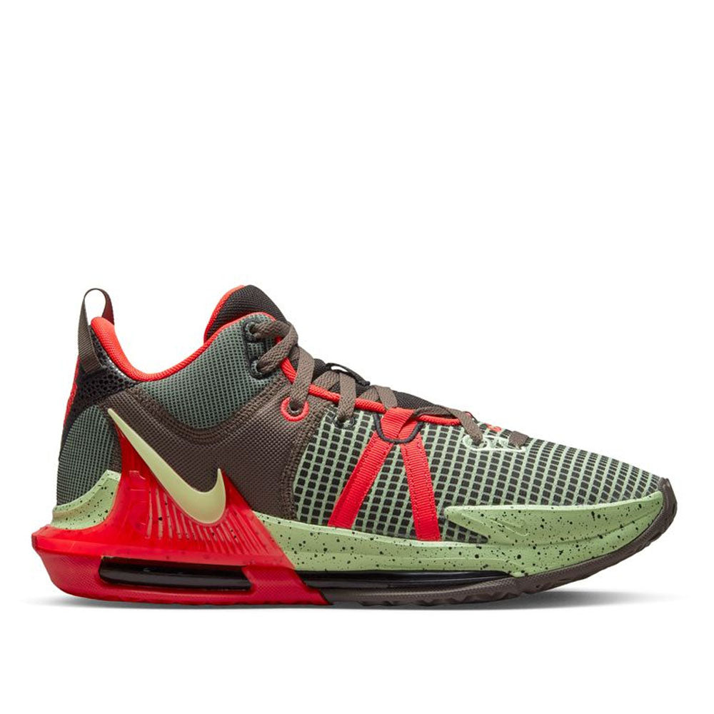 Nike Men's Lebron Witness 7 EP Basketball Shoes Black Barely Volt Bright  Crimson - Toby's Sports
