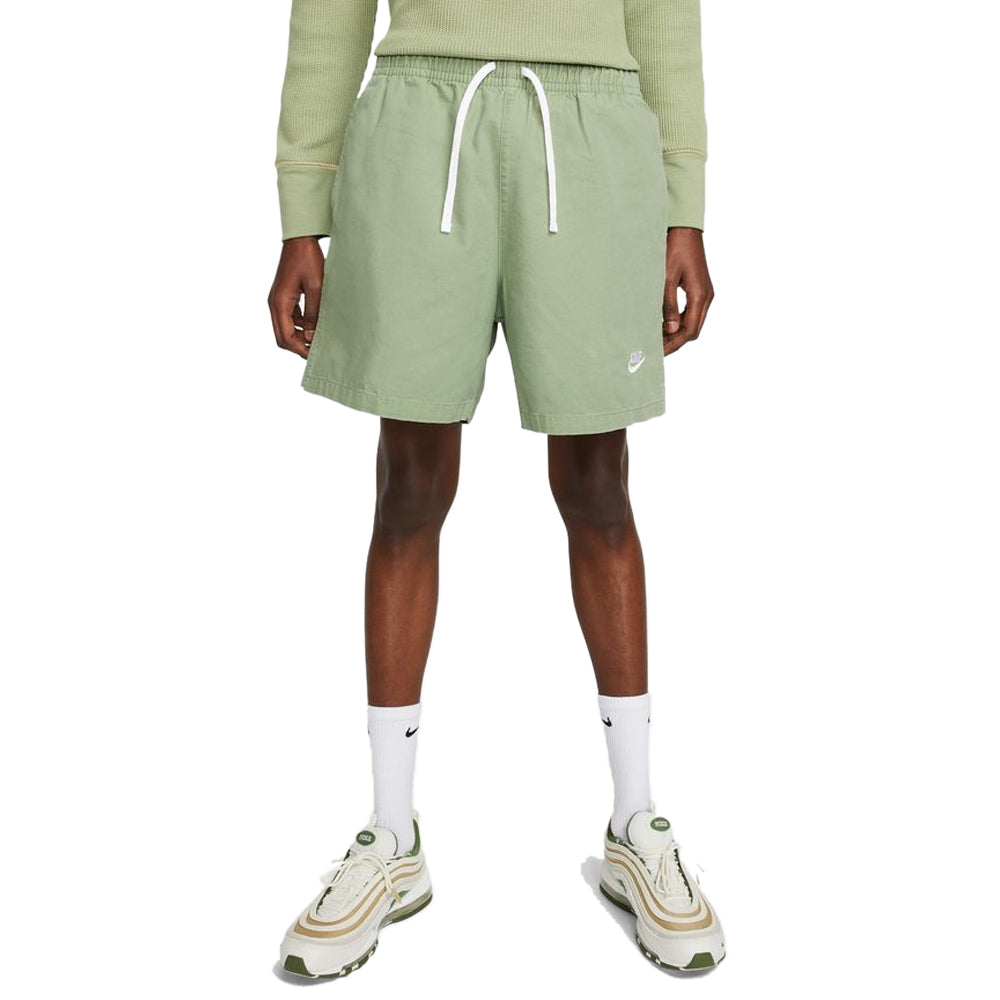 Nike Men s Club Fleece Woven Flow Shorts Oil Green White Toby s